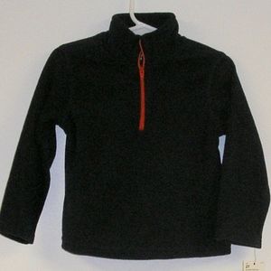 NAVYMICRO FLEECE PULLOVER JACKET, 2T NEW WITH TAGS